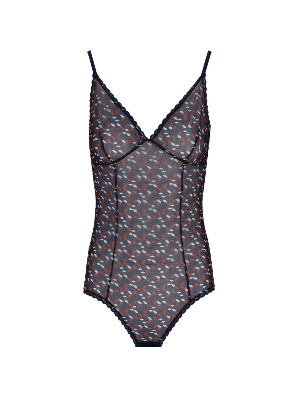 Laura Urbinati Body mit Print - Blau