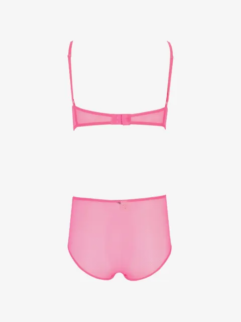 Laura Urbinati bow-detail mesh briefs