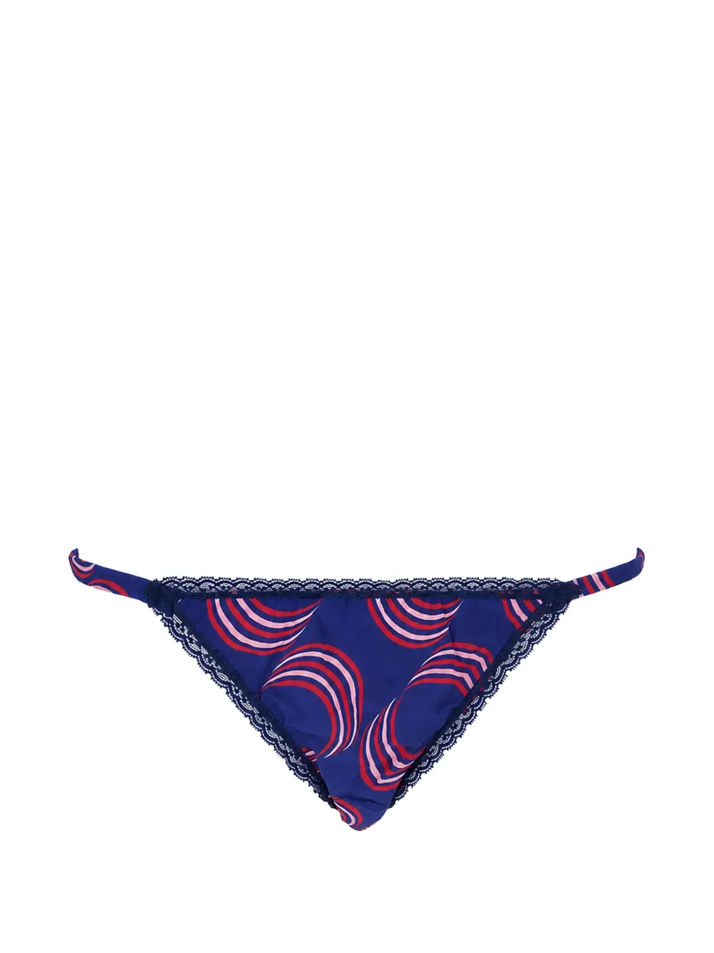 Laura Urbinati Slip con stampa grafica - Blu
