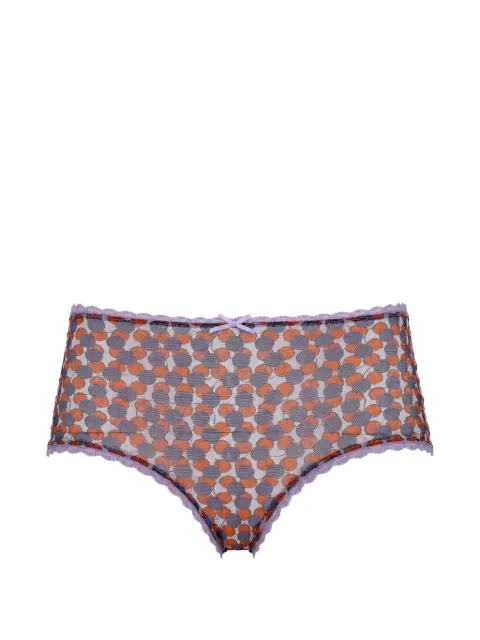 Laura Urbinati calzones con estampado geométrico