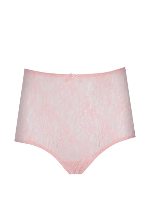 Laura Urbinati lace-panelled bow-detail briefs