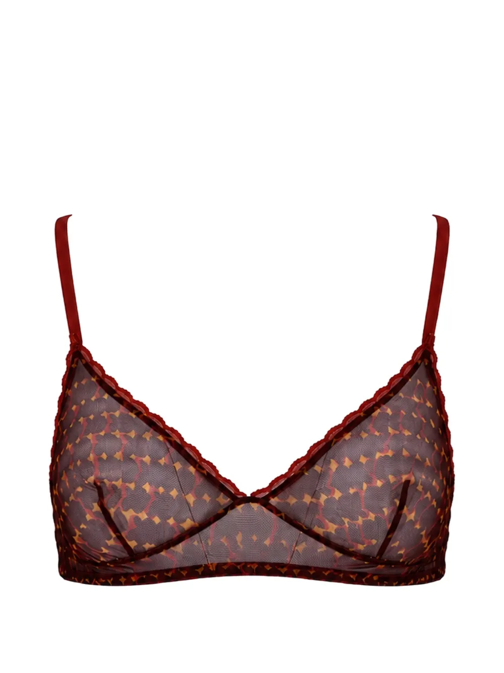 Laura Urbinati BH mit geometrischem Print - Rot