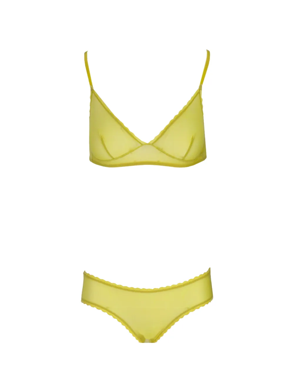 Laura Urbinati Tulen slip Geel