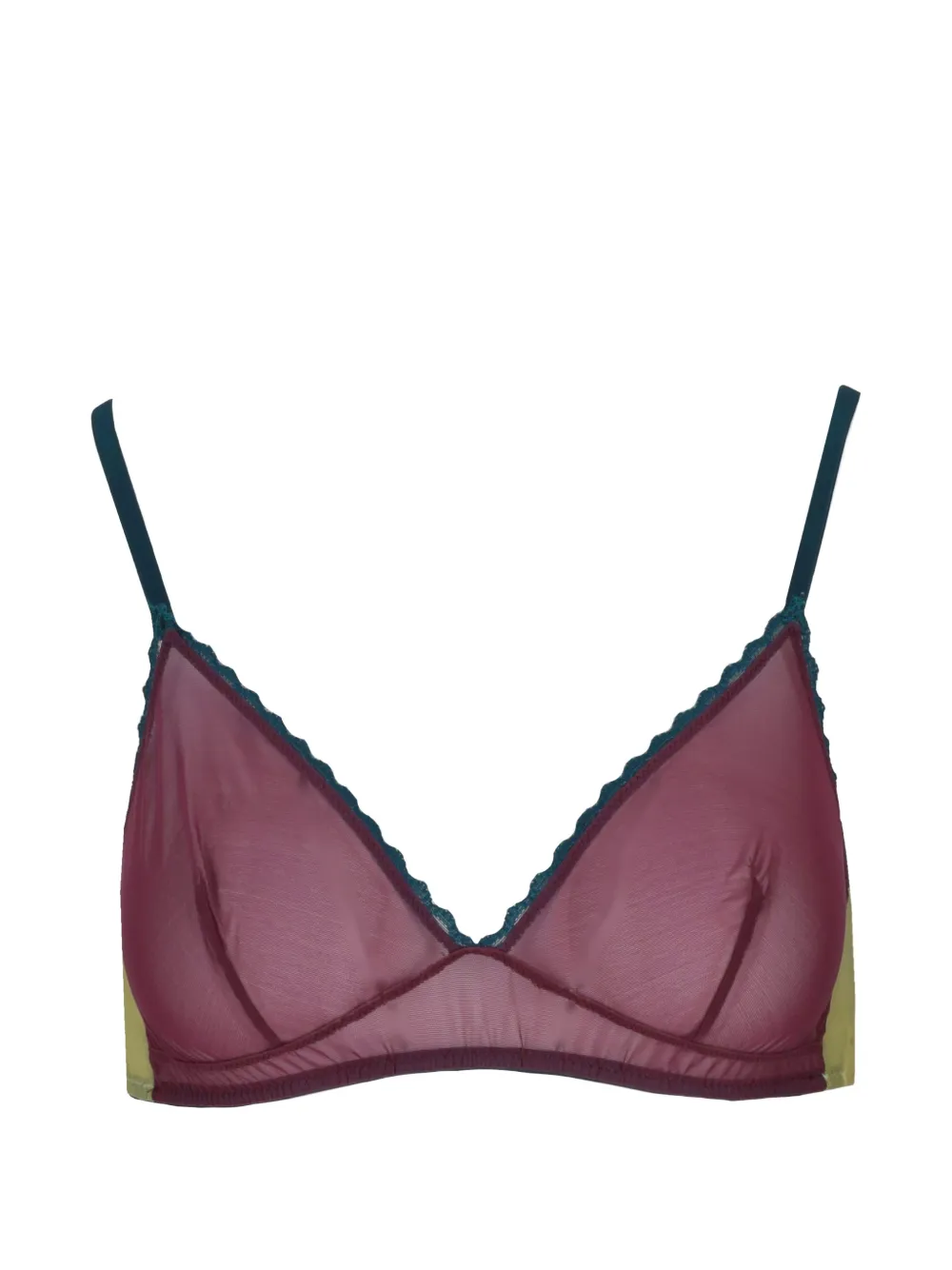 Laura Urbinati Semi-transparenter BH - Violett