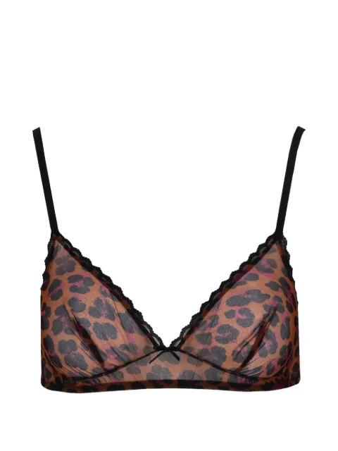 Laura Urbinati leopard-print triangle bra