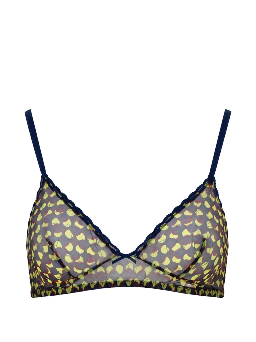 Laura Urbinati Reggiseno in tulle - Blu