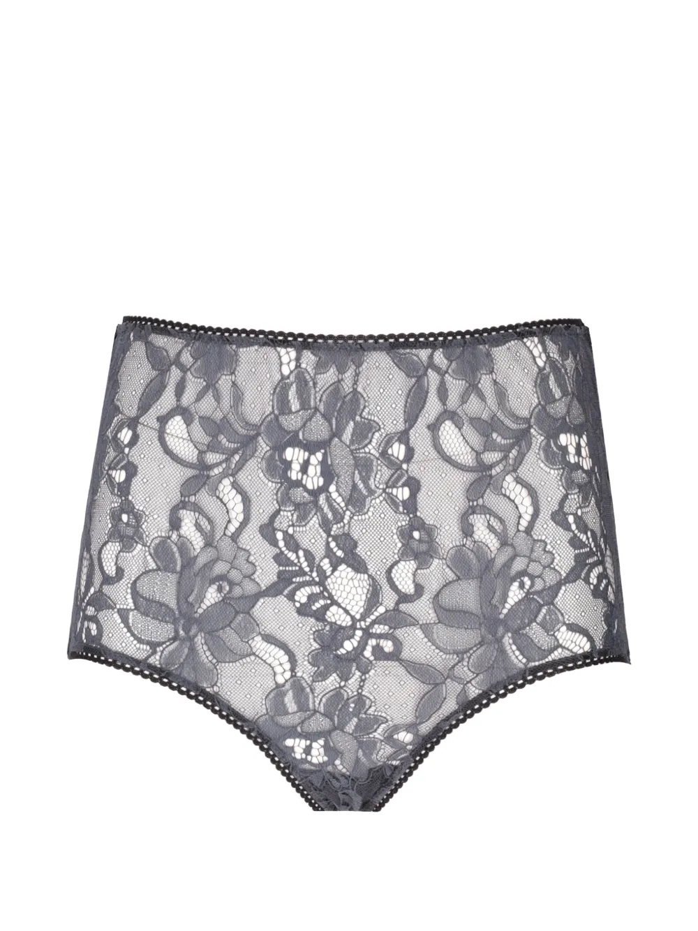 Laura Urbinati Culottes in pizzo a fiori - Grigio