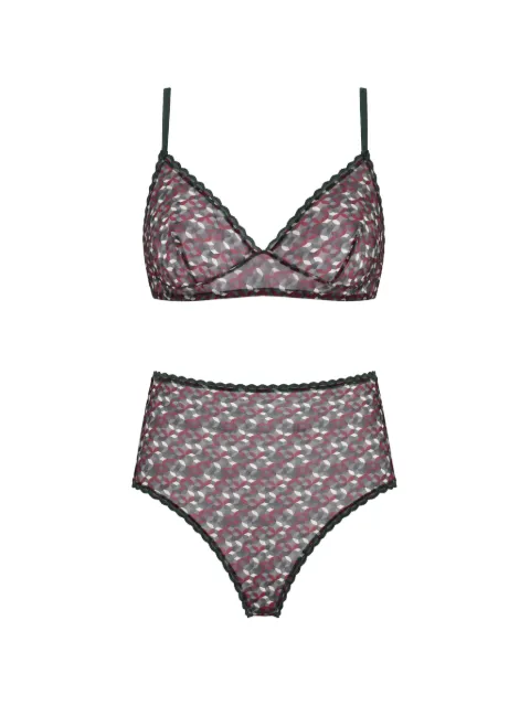 Laura Urbinati calzones con estampado geométrico