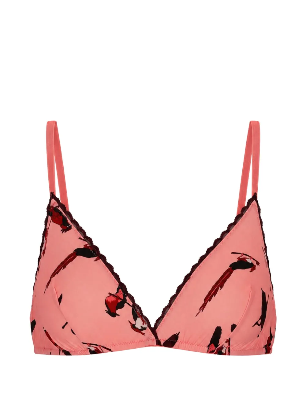 Laura Urbinati Reggiseno con stampa - Rosa