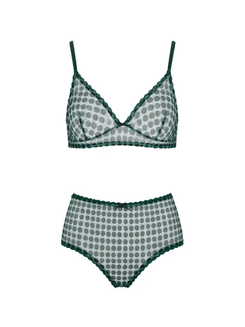 Laura Urbinati polka-dot tulle briefs
