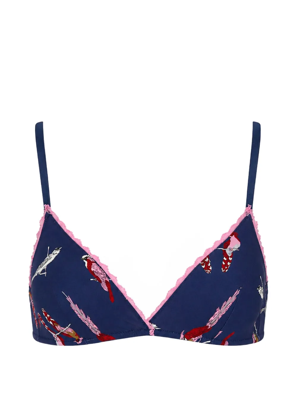 Laura Urbinati Reggiseno con stampa - Blu