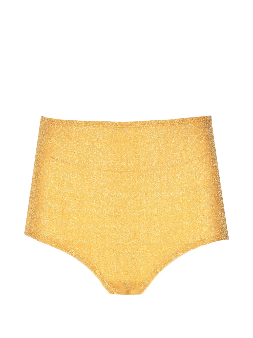 Laura Urbinati High-Waist-Bikinihöschen mit Glitter-Effekt - Gold