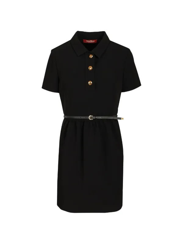 Max Mara button-embellishment Mini Dress | Black