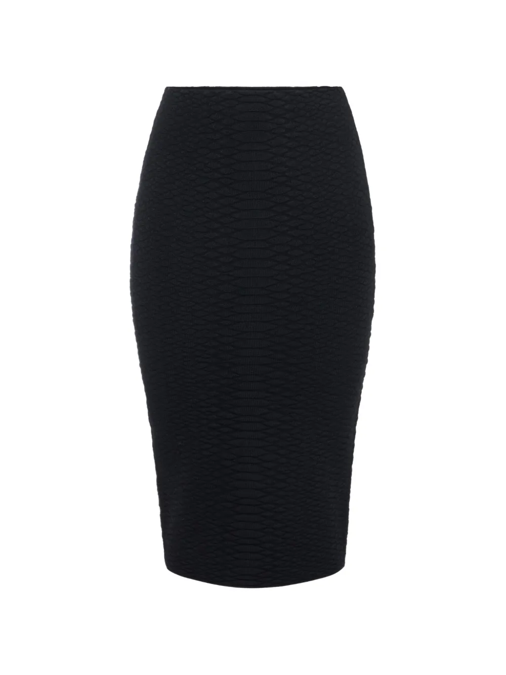 Elisabetta Franchi snake-pattern knit skirt