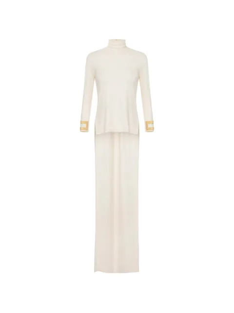 Elisabetta Franchi top in shiny jersey fabric