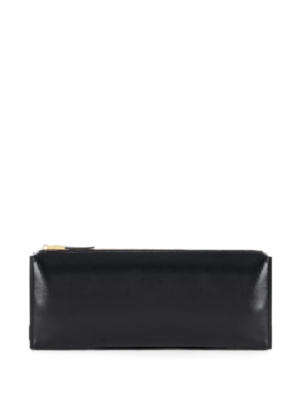 Elisabetta Franchi Clutch con effetto verniciato - Nero