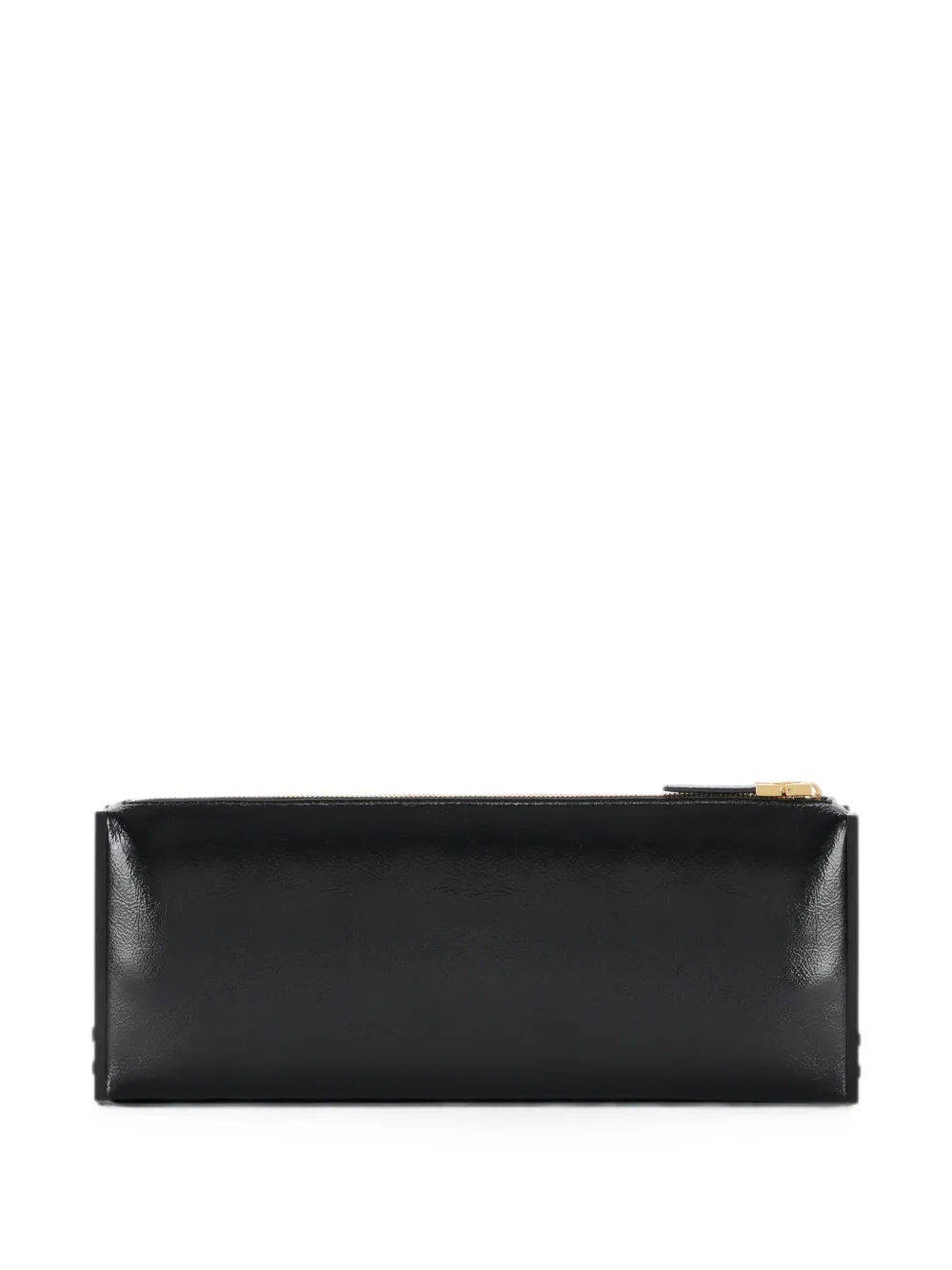 Elisabetta Franchi Gea clutch van imitatieleer Zwart