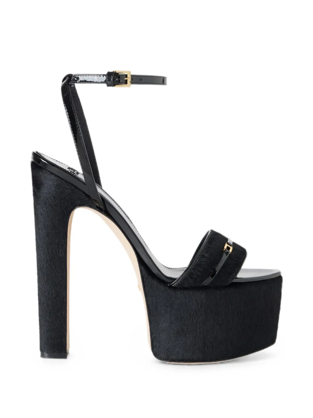 Elisabetta Franchi Sandali in pelle bovina - Nero