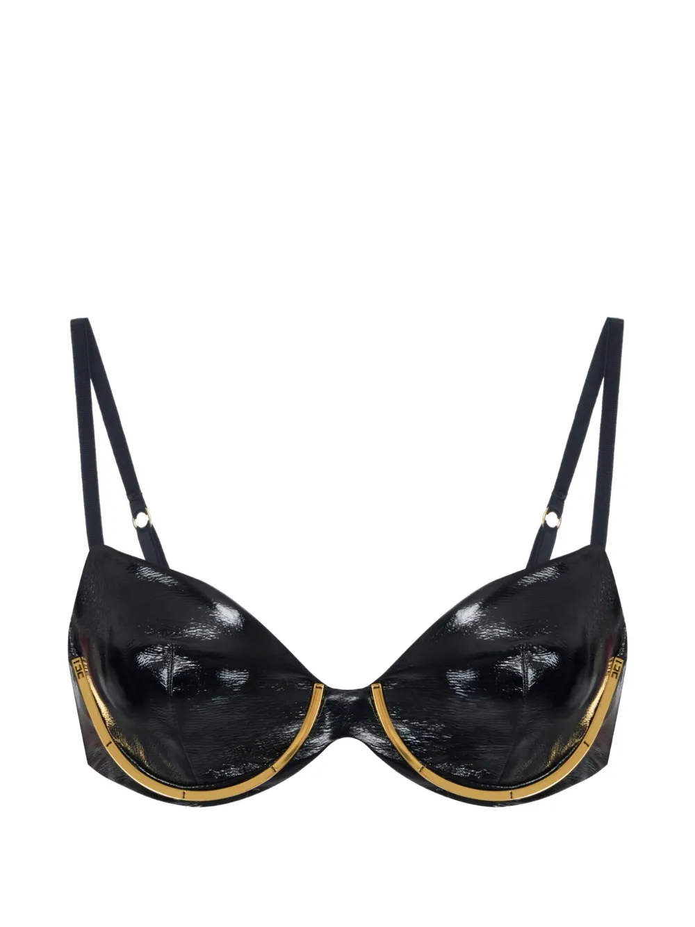Elisabetta Franchi Bra With Jewel Details In 블랙