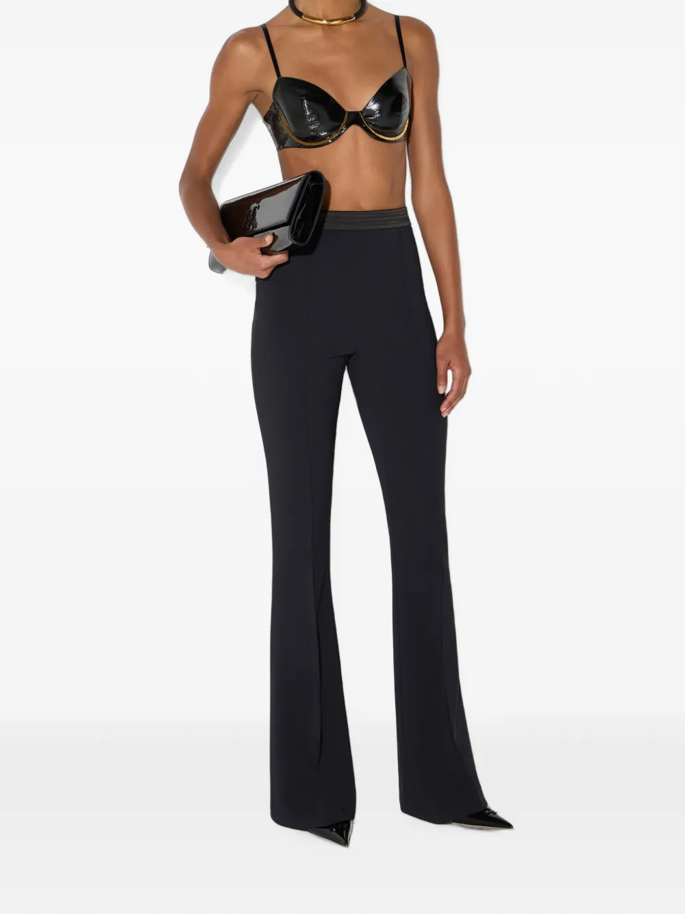 Elisabetta Franchi Bh met sierdetails Zwart