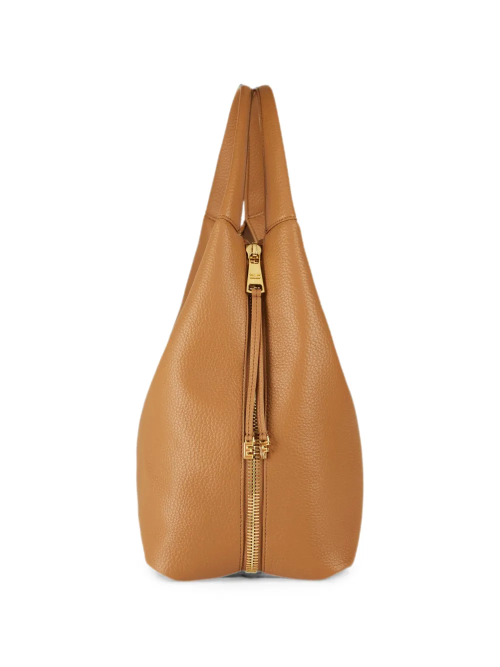 Elisabetta Franchi Schoudertas met bedels Bruin