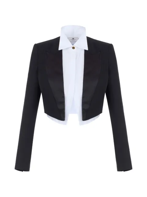 Elisabetta Franchi cool wool jacket with shirt