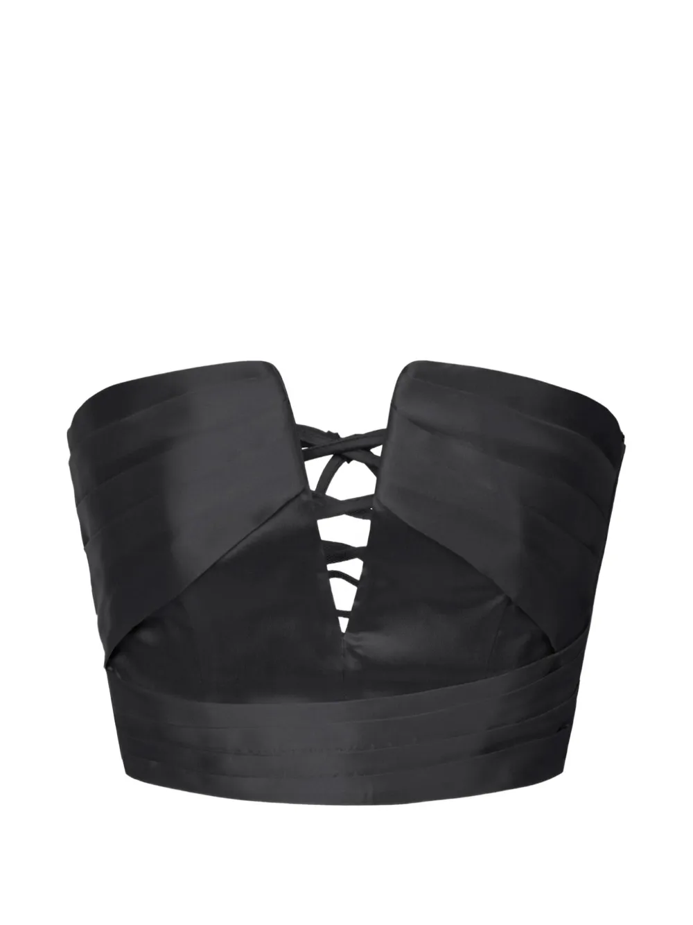 Elisabetta Franchi Top in gazar - Nero