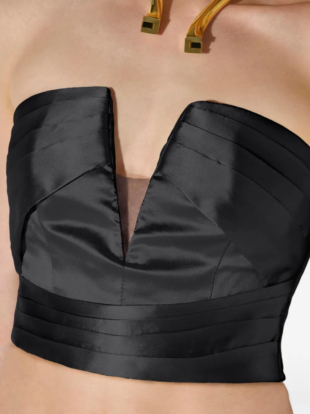 Elisabetta Franchi Gazar top Zwart
