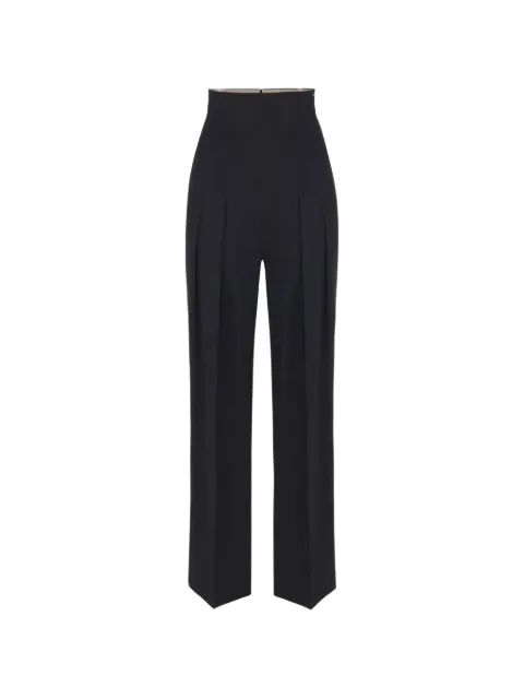 Elisabetta Franchi flowing gabardine trousers