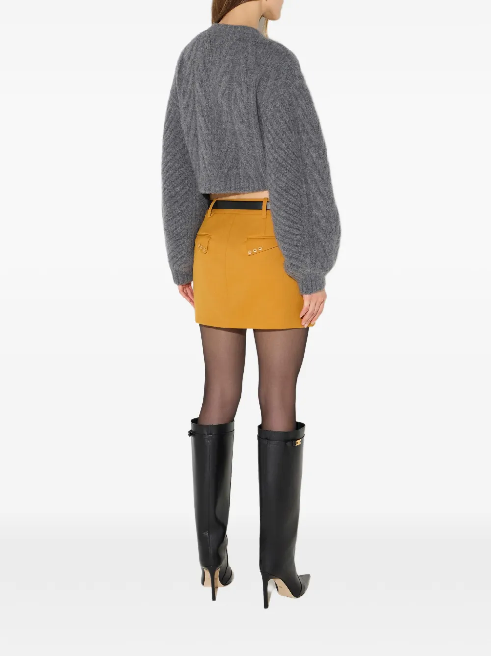 Elisabetta Franchi Gebreid vest Grijs