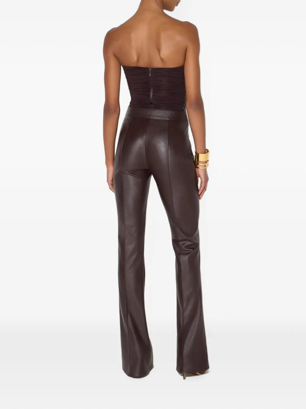 Elisabetta Franchi Body van stretch jersey Bruin