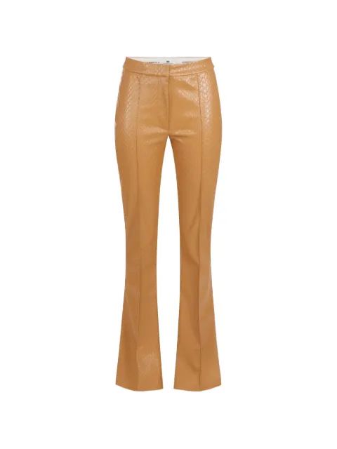 Elisabetta Franchi fish-scale-pattern boot-cut trousers