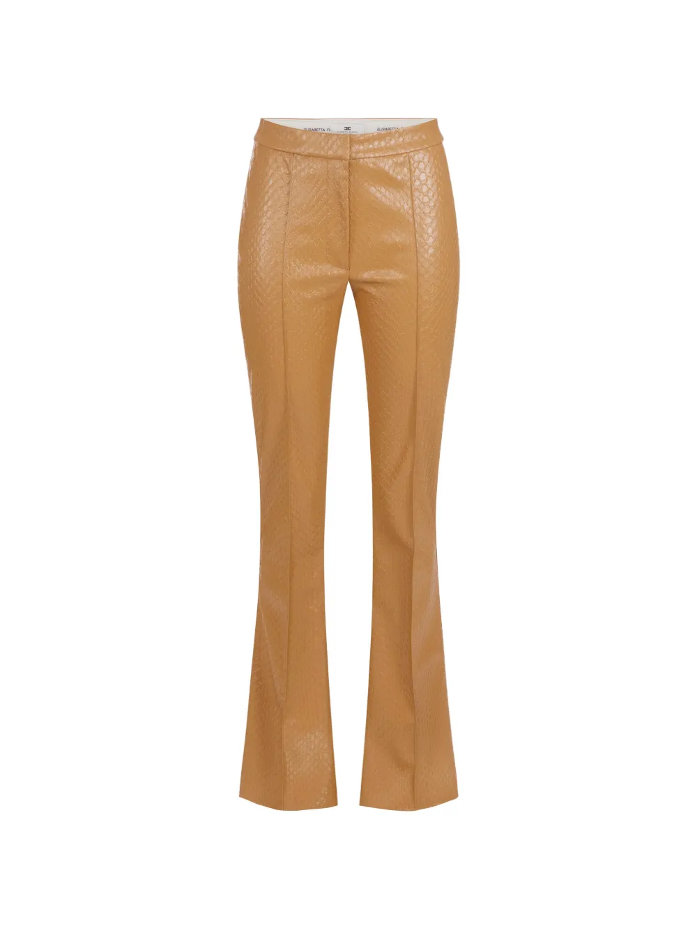 Elisabetta Franchi fish-scale-pattern boot-cut trousers