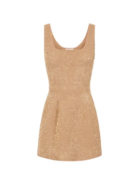 Elisabetta Franchi knit mini dress with sequins