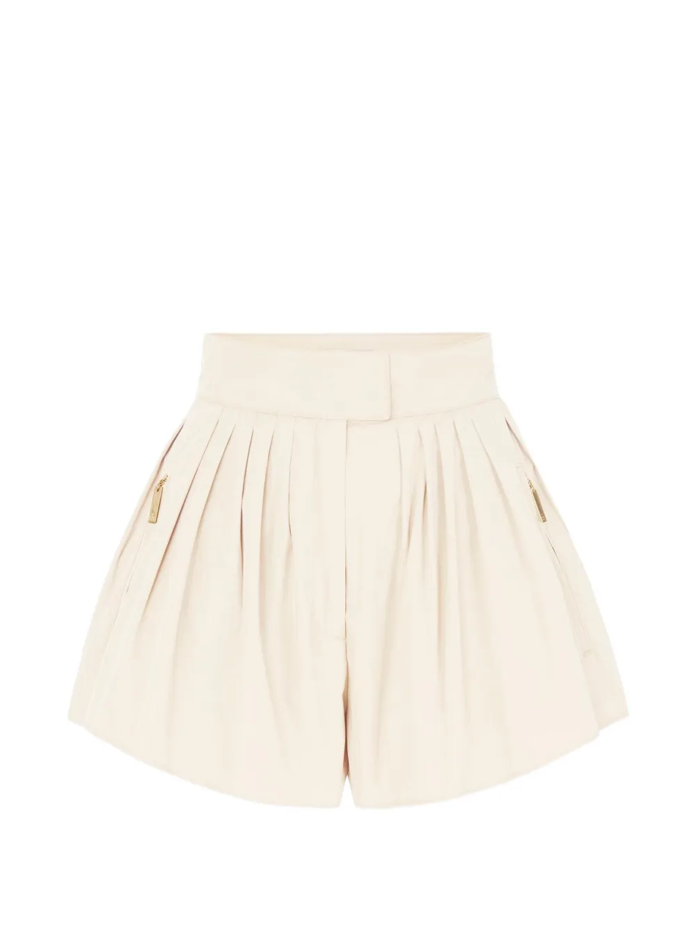 Elisabetta Franchi Shorts in voile di taffettà - Toni neutri