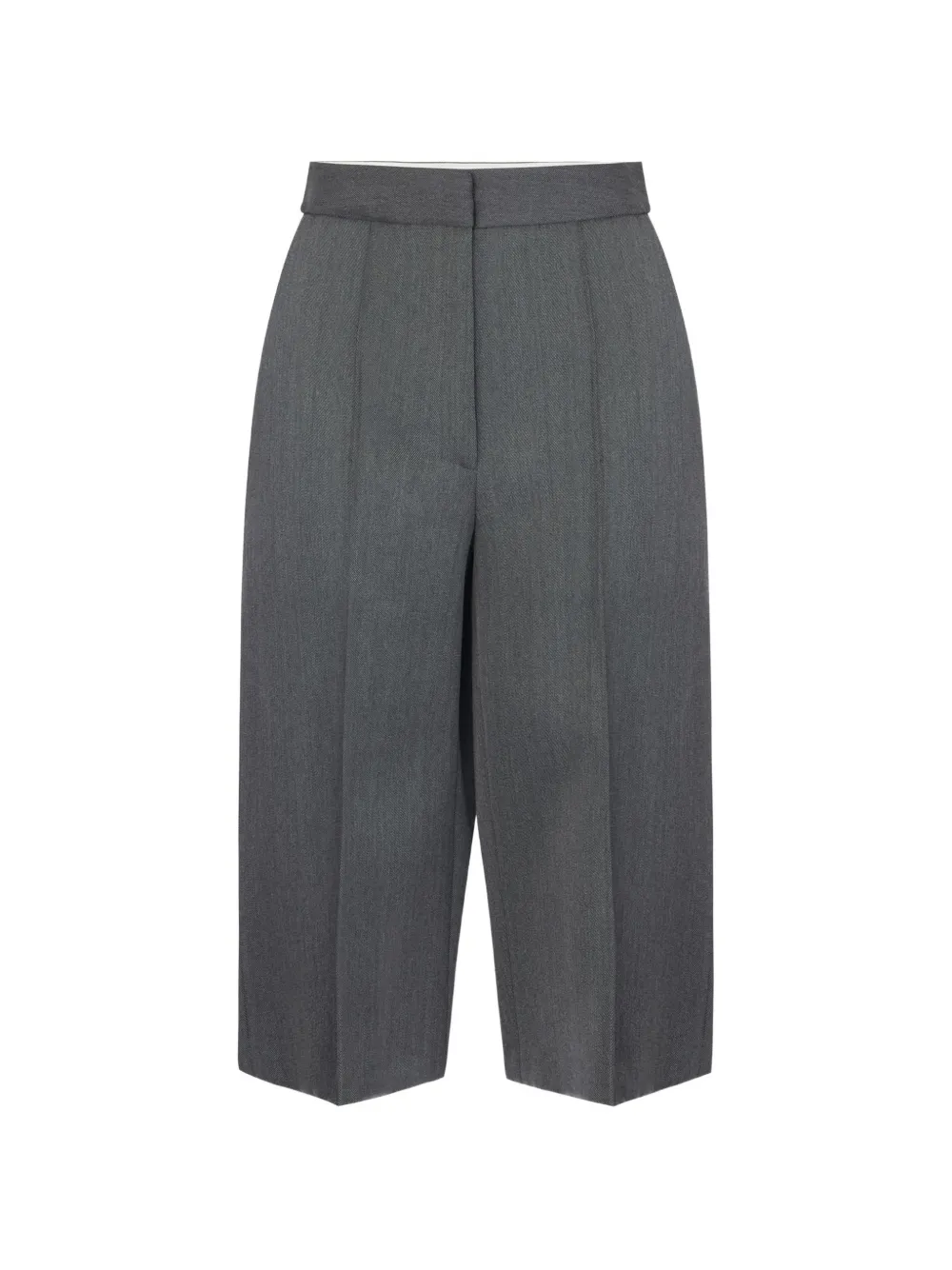 Elisabetta Franchi Bermuda in lana - Grigio