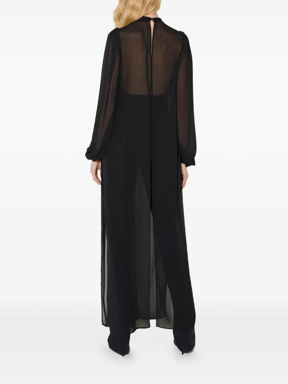 Elisabetta Franchi Georgette blouse Zwart
