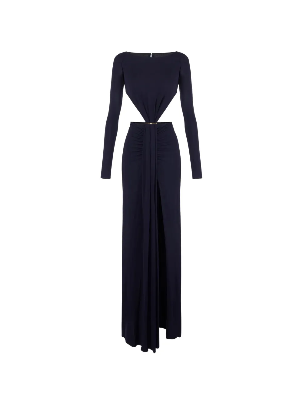 Elisabetta Franchi Kleid aus Jersey mit Cut-Outs - Blau