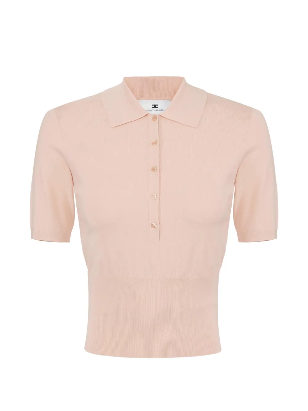 Elisabetta Franchi Polo in maglia - Toni neutri