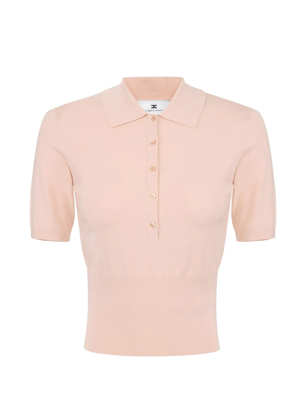 Elisabetta Franchi knit polo shirt