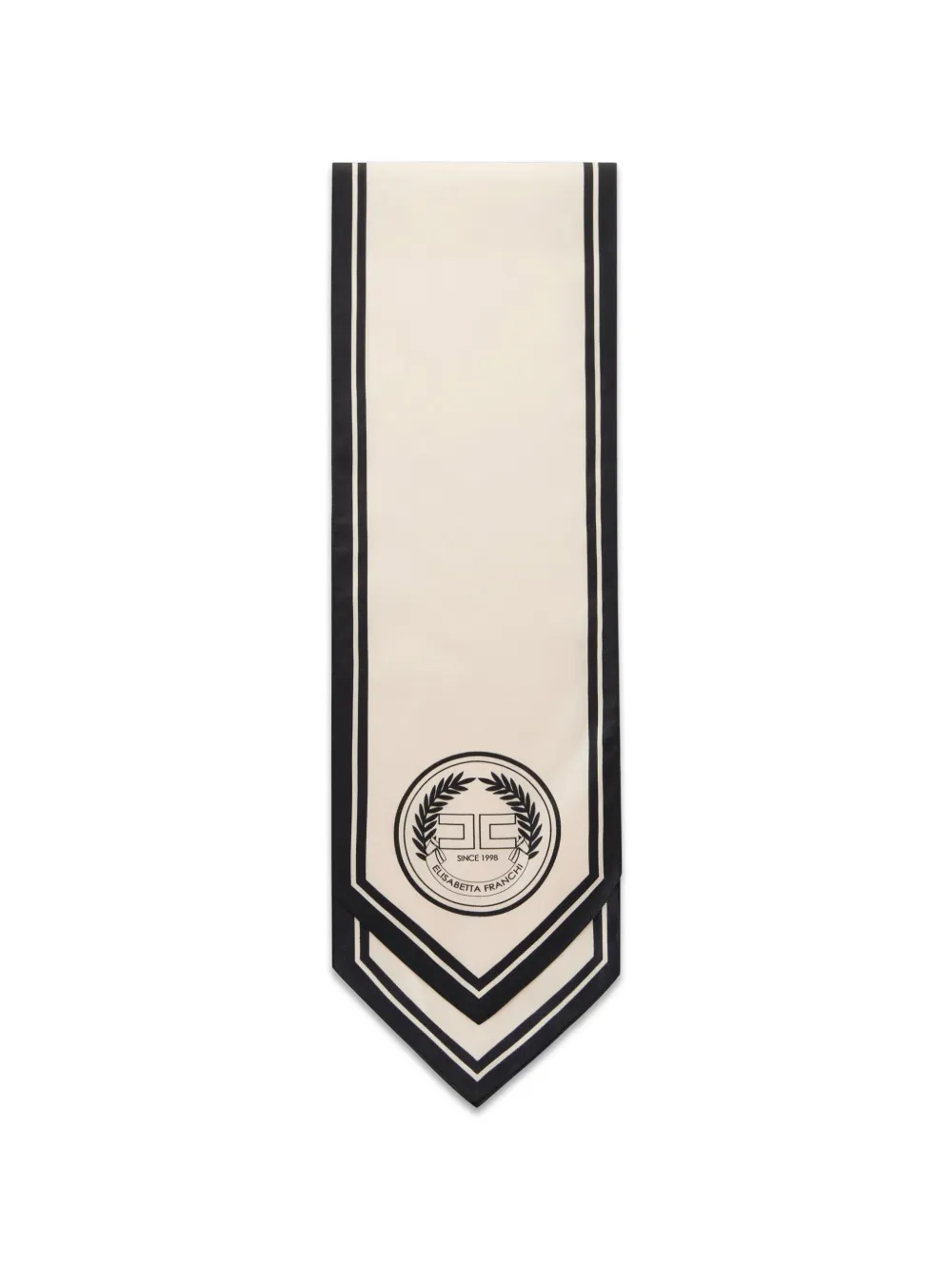 Elisabetta Franchi silk foulard scarf - Nude