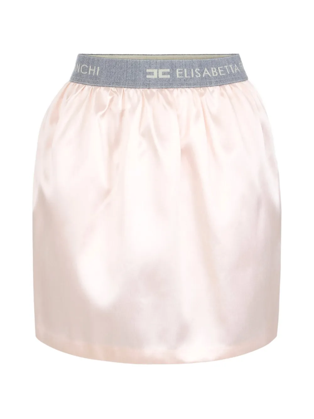 Elisabetta Franchi Zijden gazar mini-rok Roze
