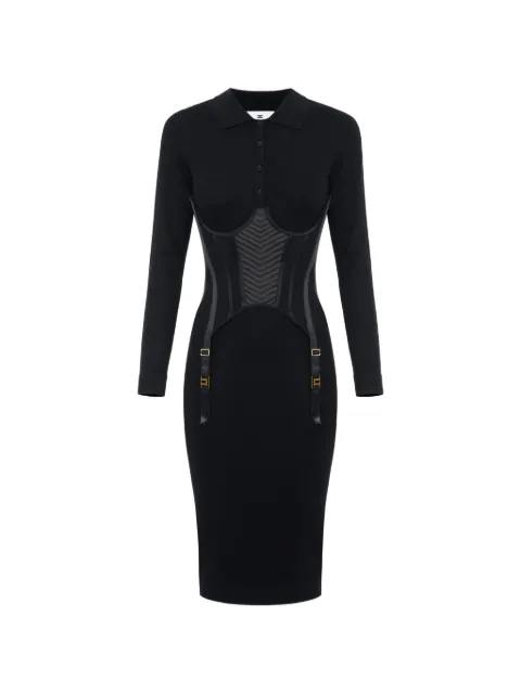 Elisabetta Franchi knit bustier dress