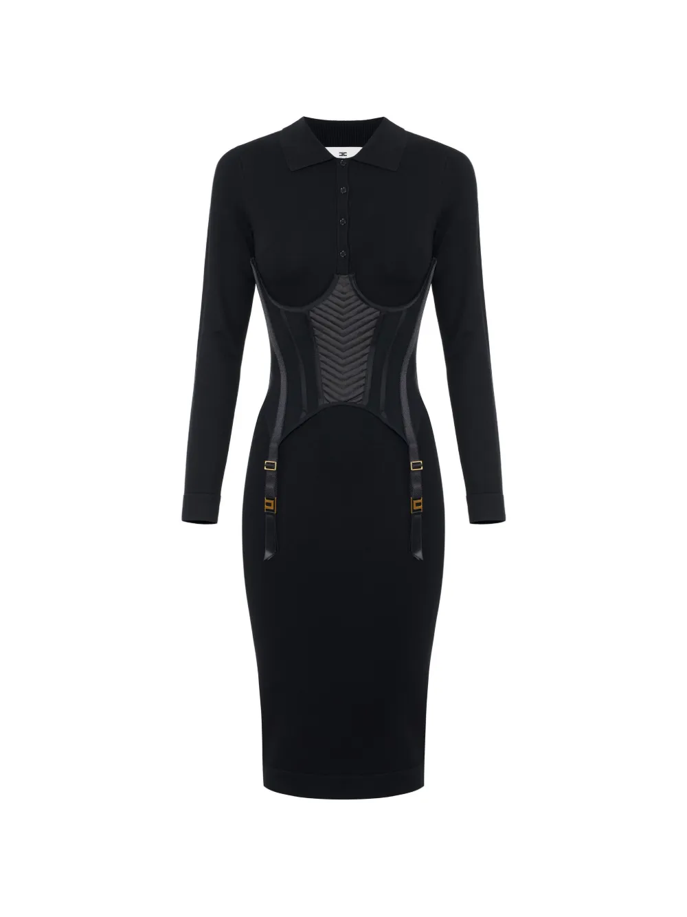Elisabetta Franchi knit bustier dress