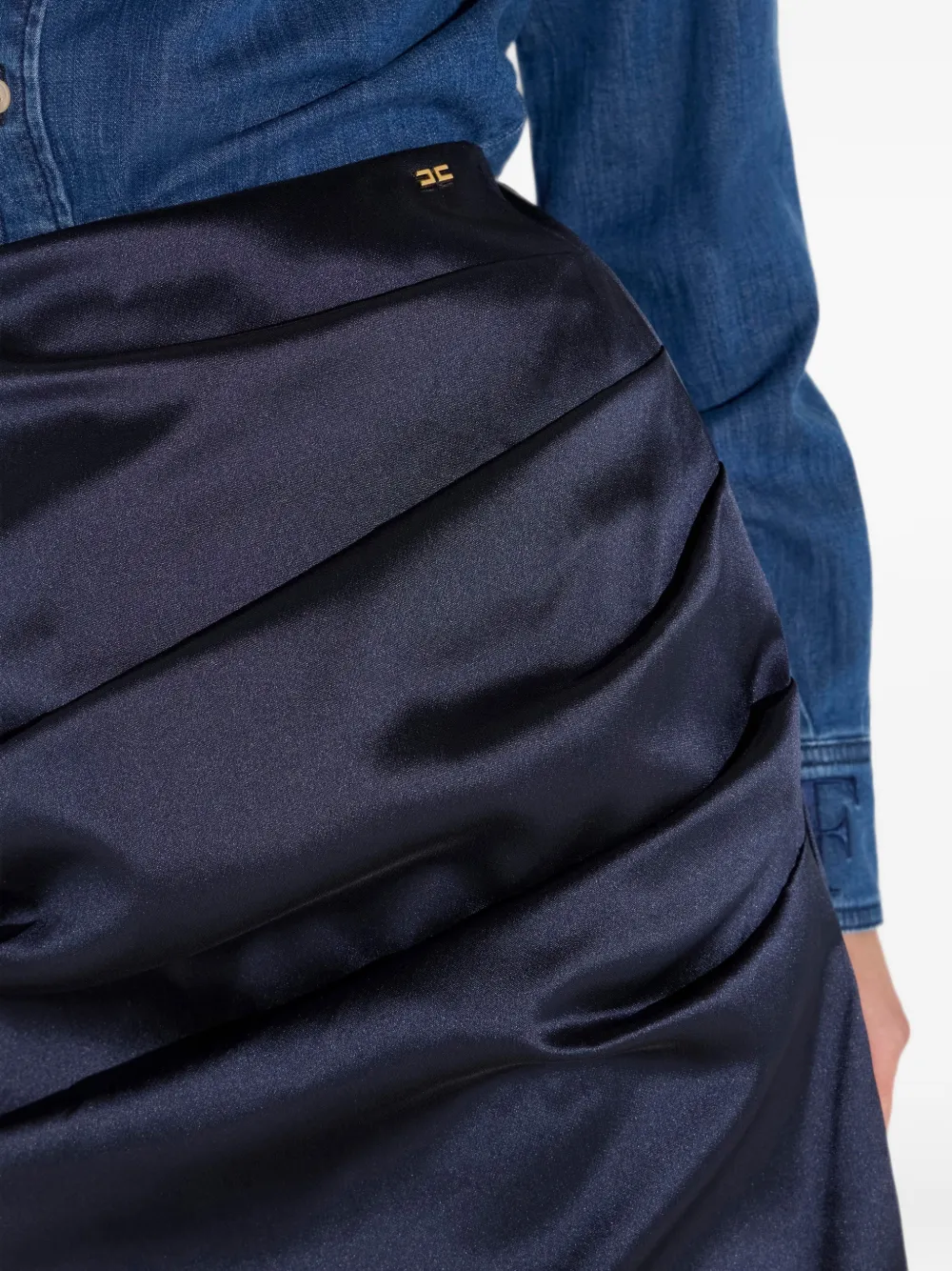 Elisabetta Franchi Gazar mini-rok Blauw