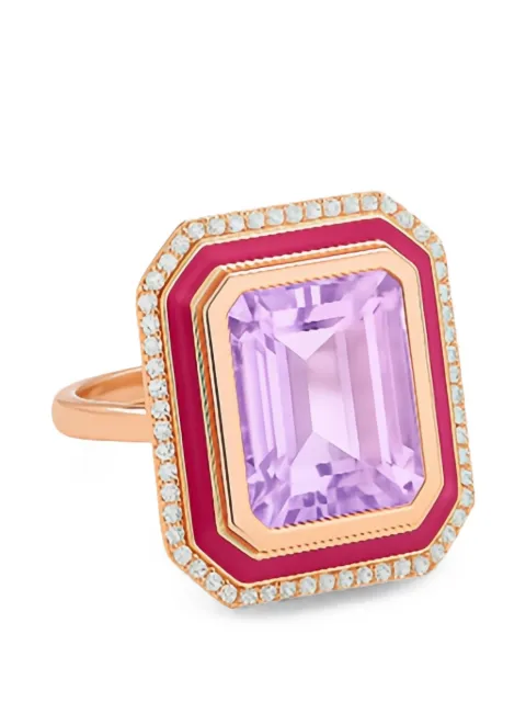 ZOME anillo Lilaura con diamantes y piedras