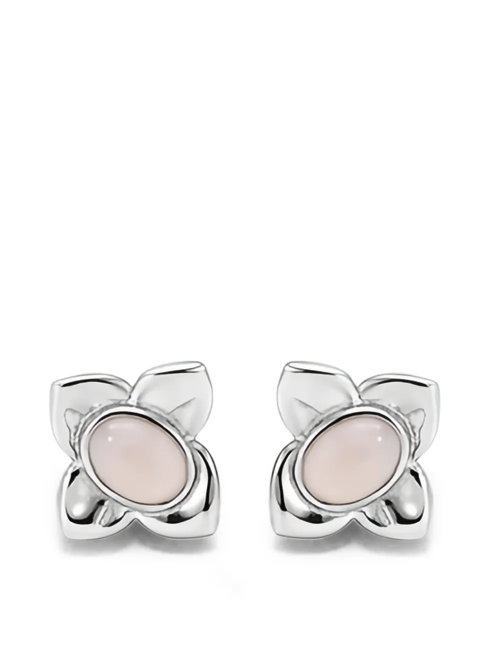 Velora Vie アゲート フープピアス | シルバートーン | Image 1
