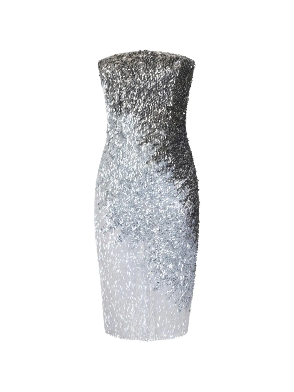 Elisabetta Franchi Abito in tulle metallizzato - Toni neutri