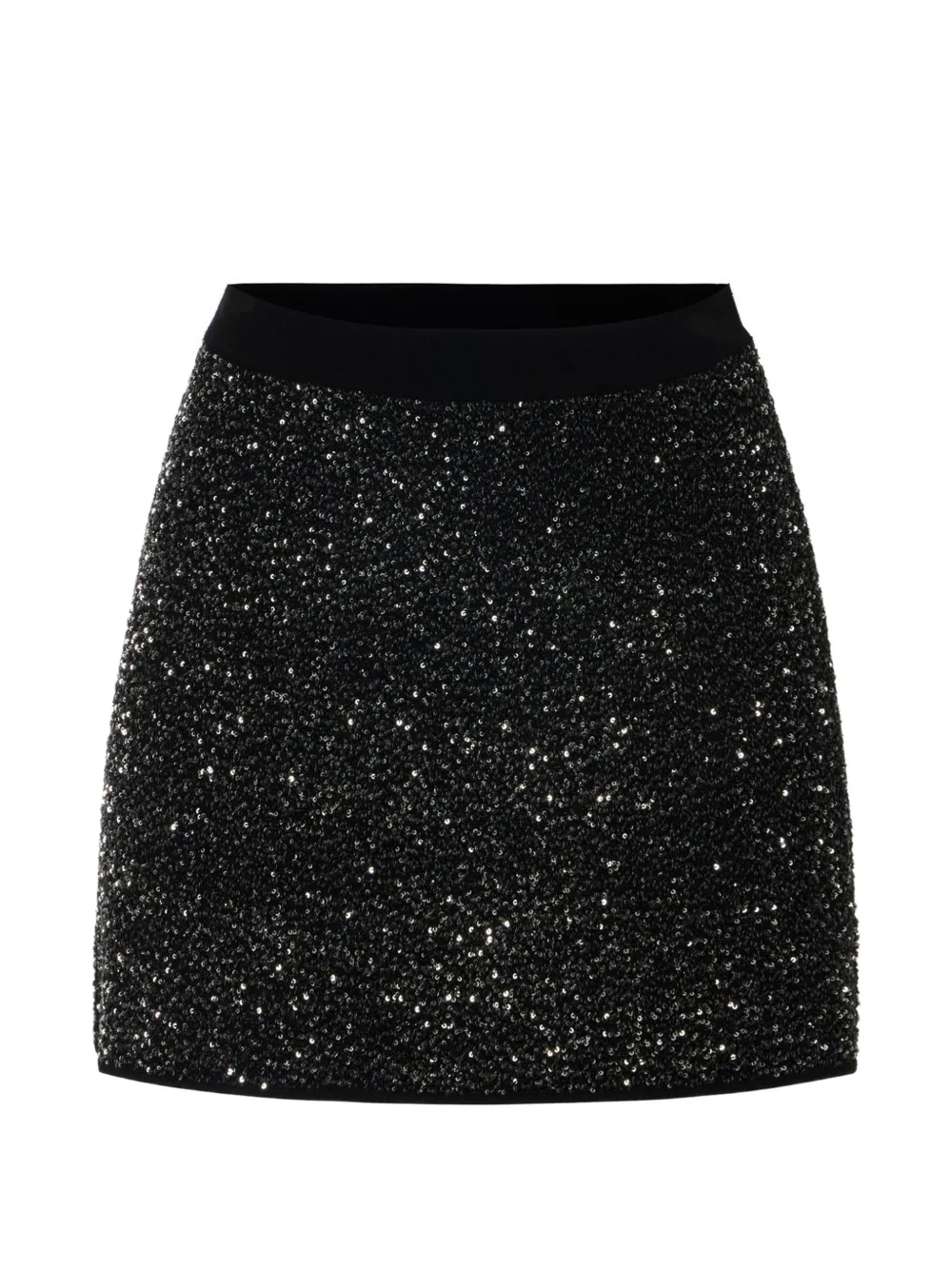 Elisabetta Franchi Gonna con paillettes - Nero
