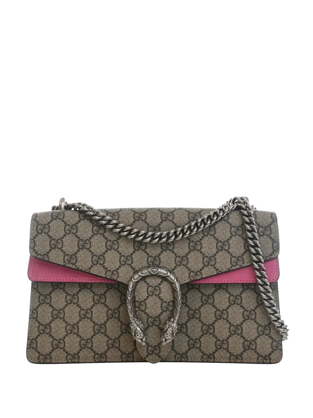 Gucci Pre-Owned 2016-2026 Medium GG Supreme Dionysus shoulder bag - Toni neutri
